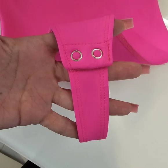 Good American Bright Pink Bodysuit - Picture 3 of 8
